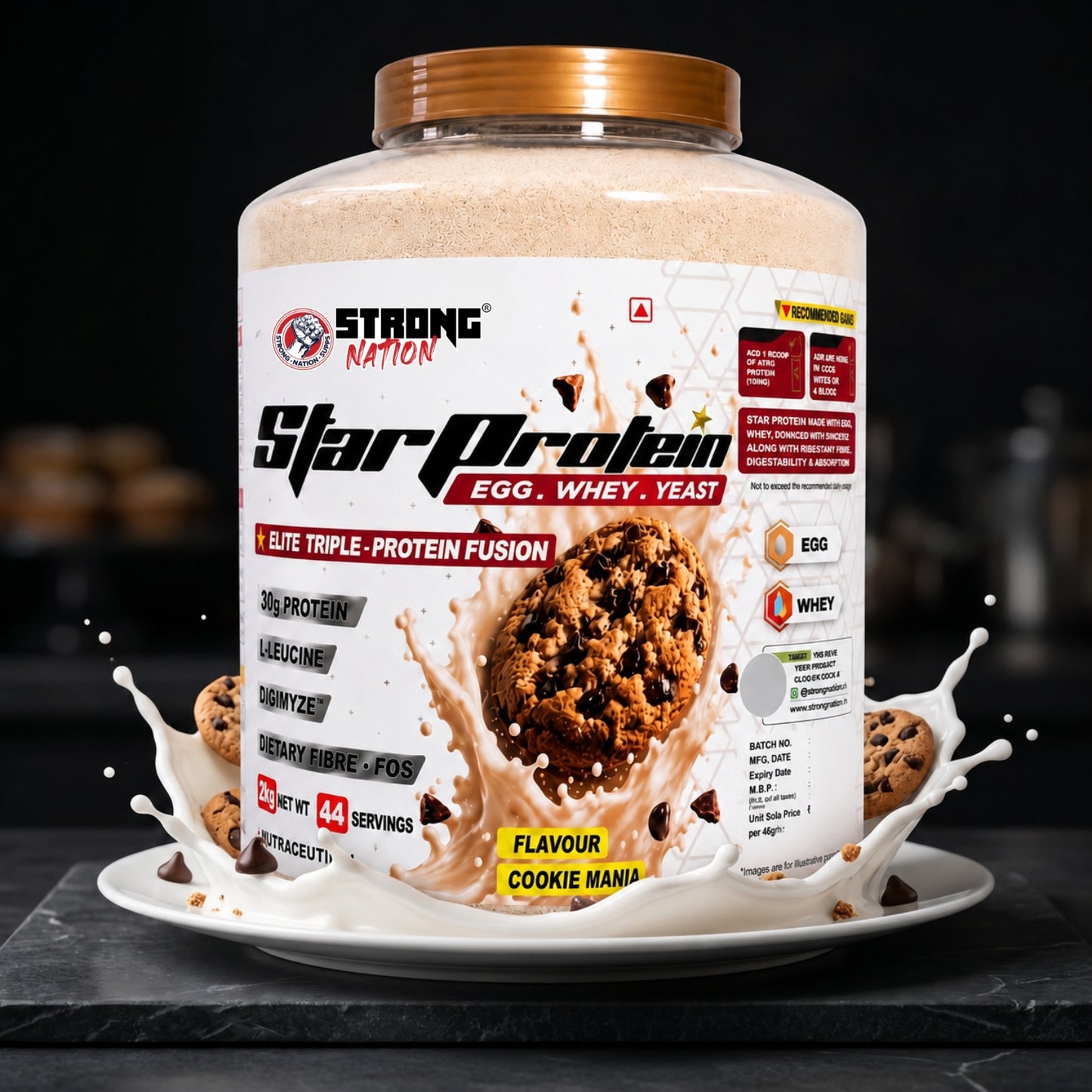 star protein – elite triple protein fusion - strong nation supps