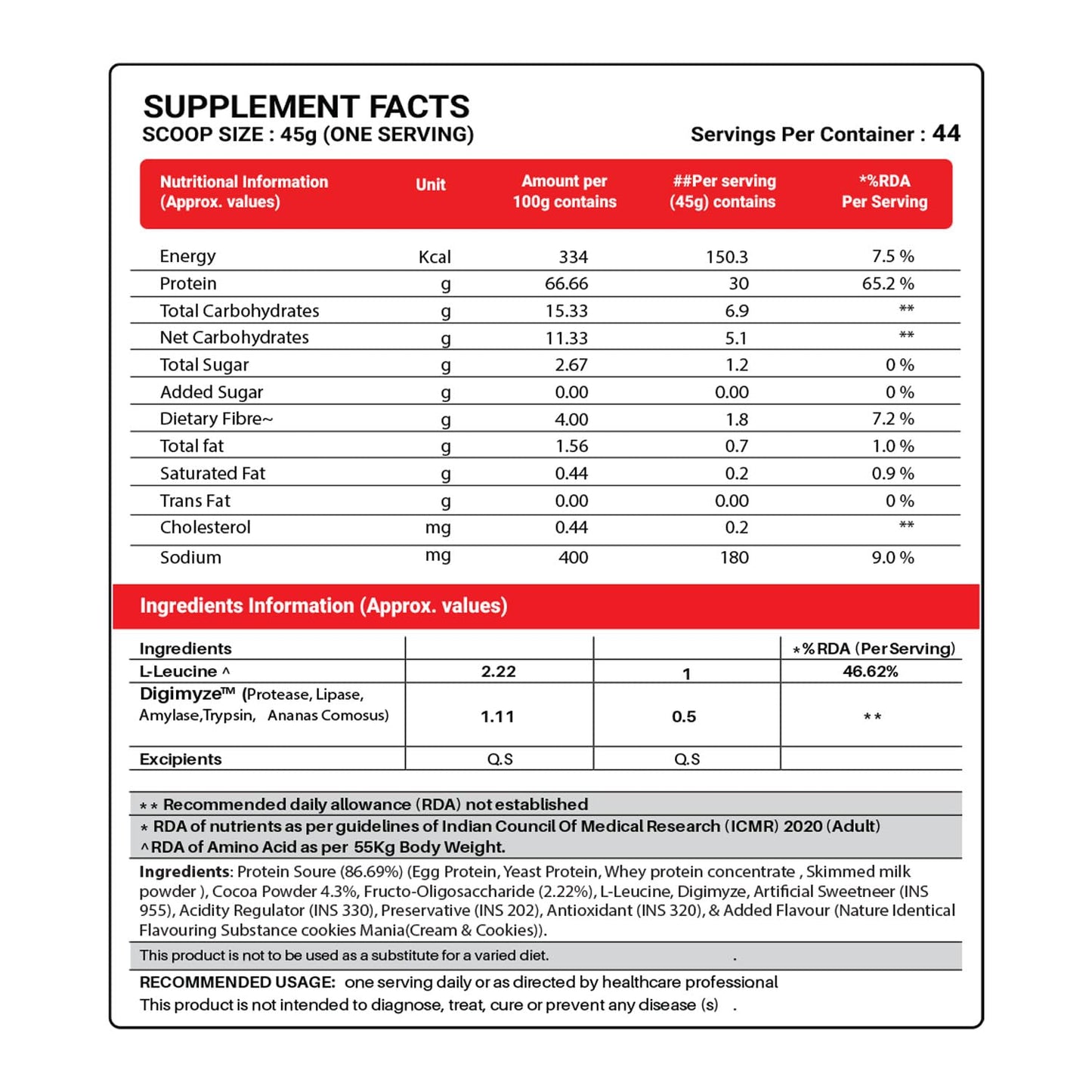 star protein – elite triple protein fusion - strong nation supps