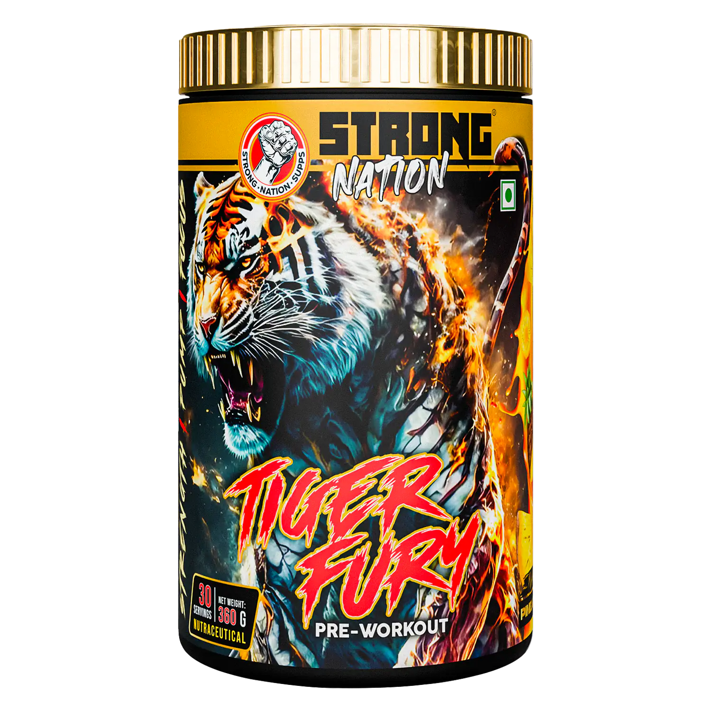 strong nation freaky wolf extreme pre-workout supplement for intense energy, focus, strength and workout performance”