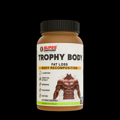 “Supes Compound Trophy Body fat loss supplement for body recomposition, weight management and lean muscle support”