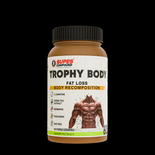 “Supes Compound Trophy Body fat loss supplement for body recomposition, weight management and lean muscle support”