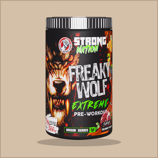 Freaky Wolf Extreme – Hardcore Pre Workout for Energy & Pumps