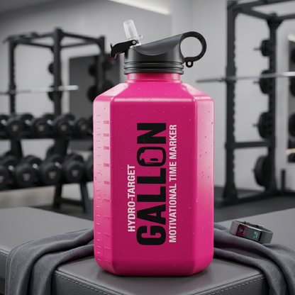 Hydro Target Gallon Bottle – 2.2L Gym Hydration Bottle - Strong Nation Supps
