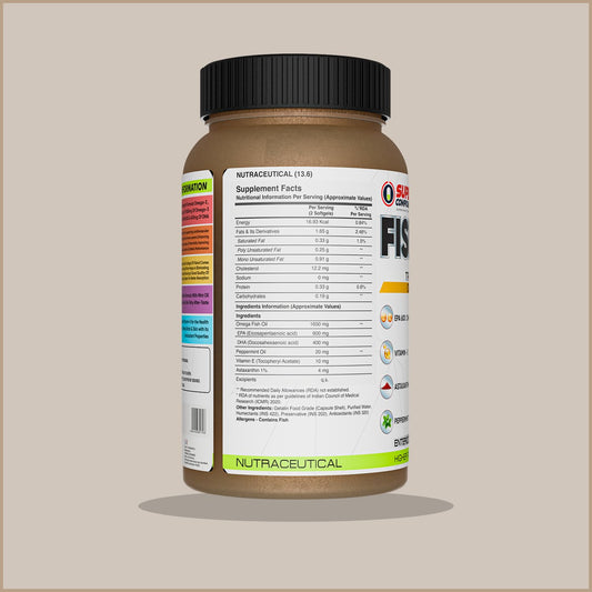 FISH OIL 3X - Strong Nation Supps