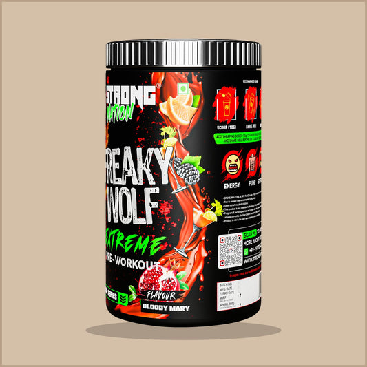 Freaky Wolf Extreme – Hardcore Pre Workout for Energy & Pumps