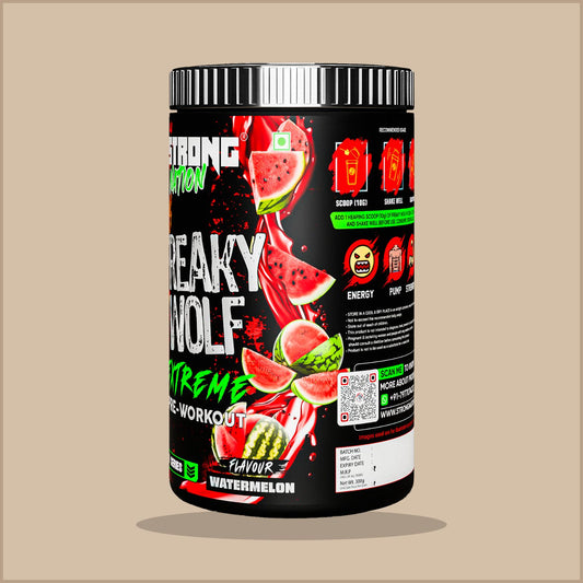 Freaky Wolf Extreme – Hardcore Pre Workout for Energy & Pumps