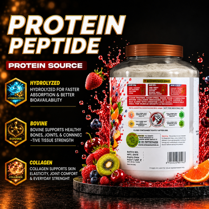 Protein Peptide | Hydrolyzed Bovine Collagen Formula - Strong Nation Supps