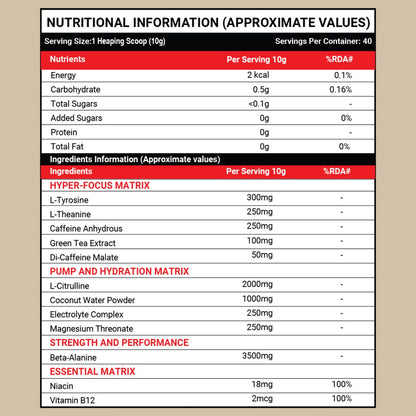 FREAKY WOLF - DARKSIDE PRE WORKOUT - Strong Nation Supps