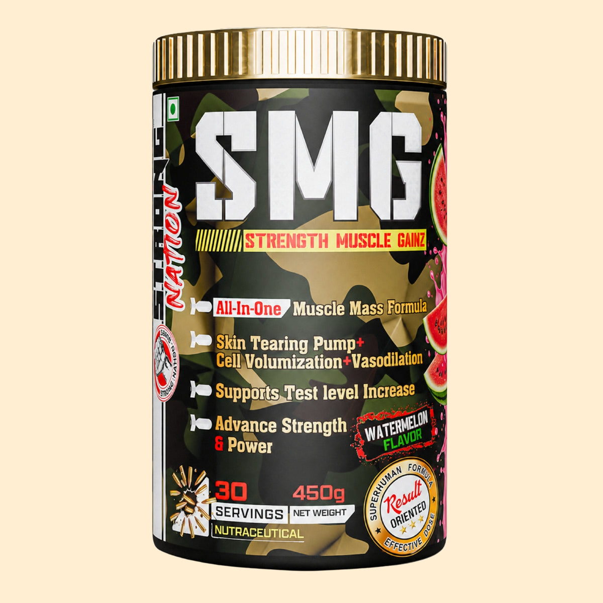 SMG - STRENGTH MUSCLE GAINZ - Strong Nation Supps