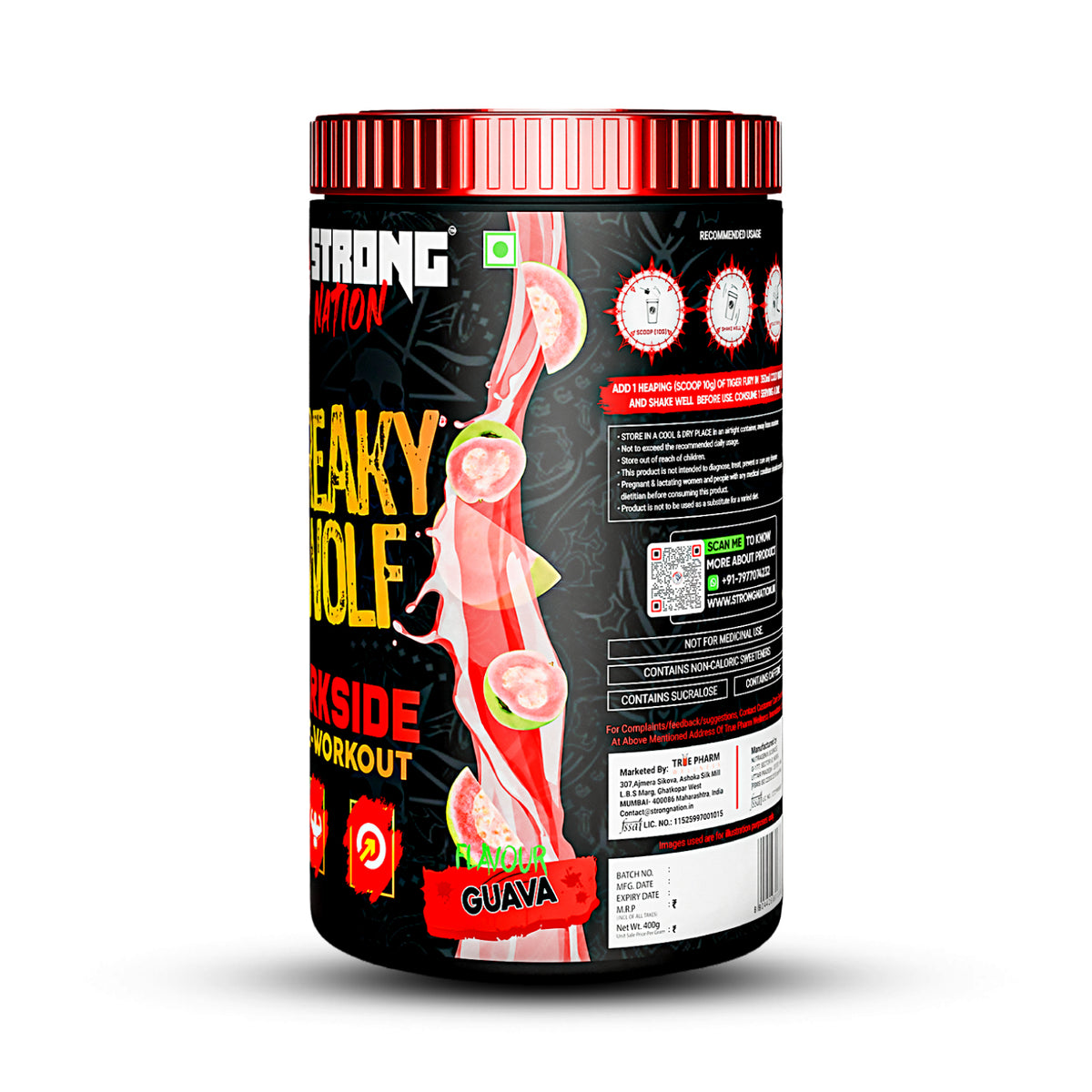 FREAKY WOLF - DARKSIDE PRE WORKOUT - Strong Nation Supps