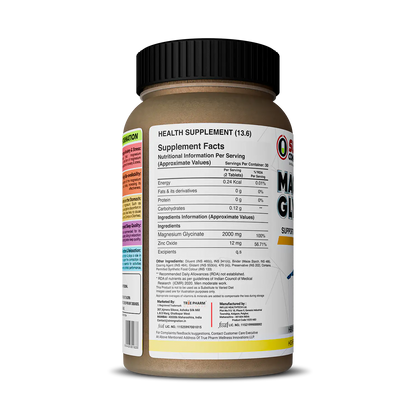 “Supes Compound Magnesium Glycinate supplement for muscle recovery, better sleep and overall wellness”