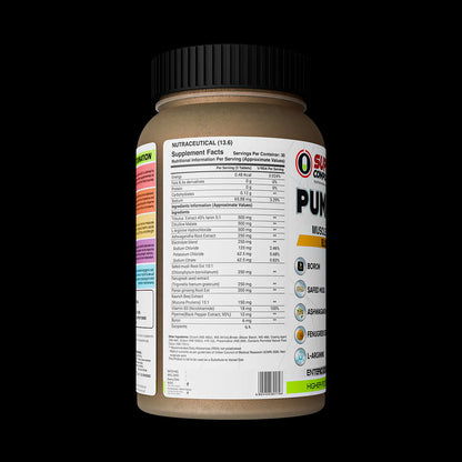 Supes Compound Pump Hunter supplement for muscle pump, blood flow and strength performance