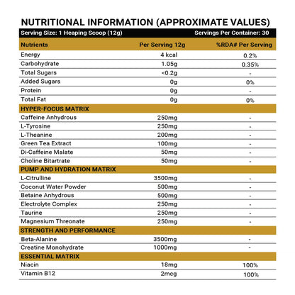 NUTRITION_FACT - Strong Nation Supps