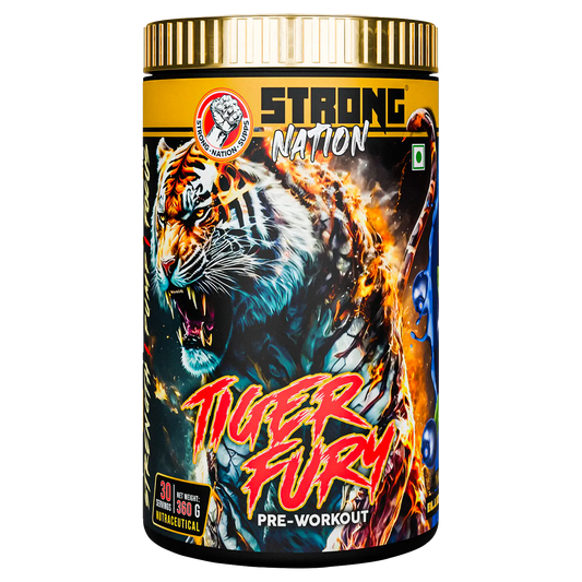 Strong Nation Freaky Wolf Extreme pre-workout supplement for intense energy, focus, strength and workout performance”