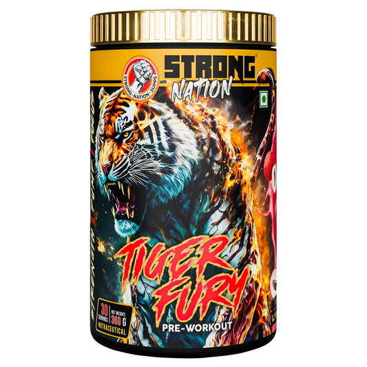 Strong Nation Freaky Wolf Extreme pre-workout supplement for intense energy, focus, strength and workout performance”