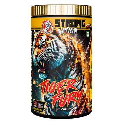 Strong Nation Freaky Wolf Extreme pre-workout supplement for intense energy, focus, strength and workout performance”