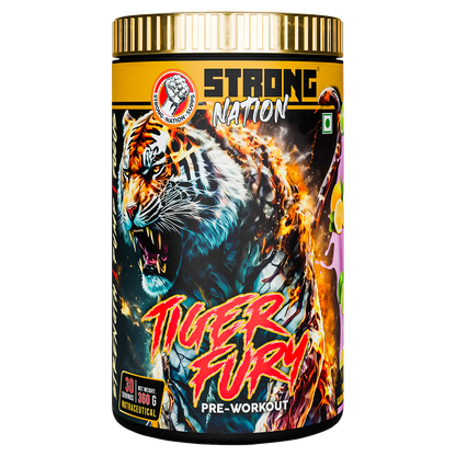 Strong Nation Freaky Wolf Extreme pre-workout supplement for intense energy, focus, strength and workout performance”