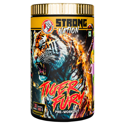 Strong Nation Freaky Wolf Extreme pre-workout supplement for intense energy, focus, strength and workout performance”