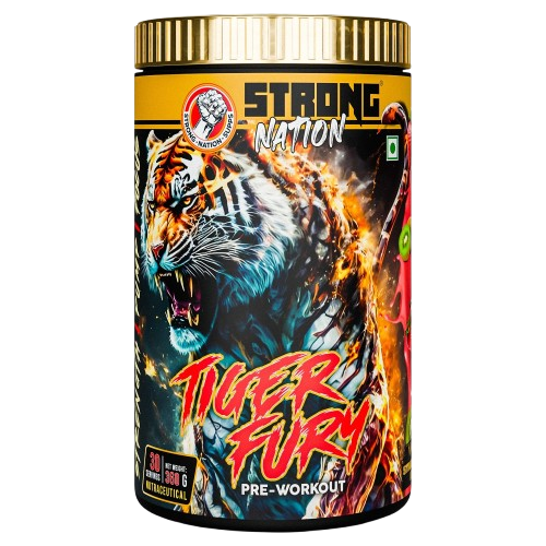 Strong Nation Freaky Wolf Extreme pre-workout supplement for intense energy, focus, strength and workout performance”