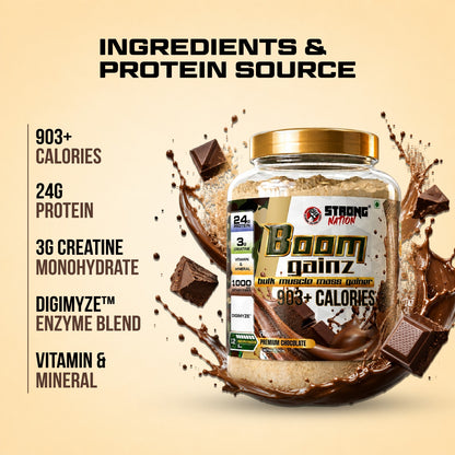 Strong Nation Boom Gainz Mass Gainer - Strong Nation Supps