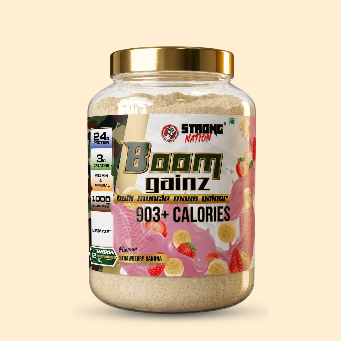 strong nation boom gainz mass gainer