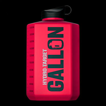 “2.2 litre Hydro Target Gallon water bottle for gym hydration – BPA free, leak proof and heavy duty design”