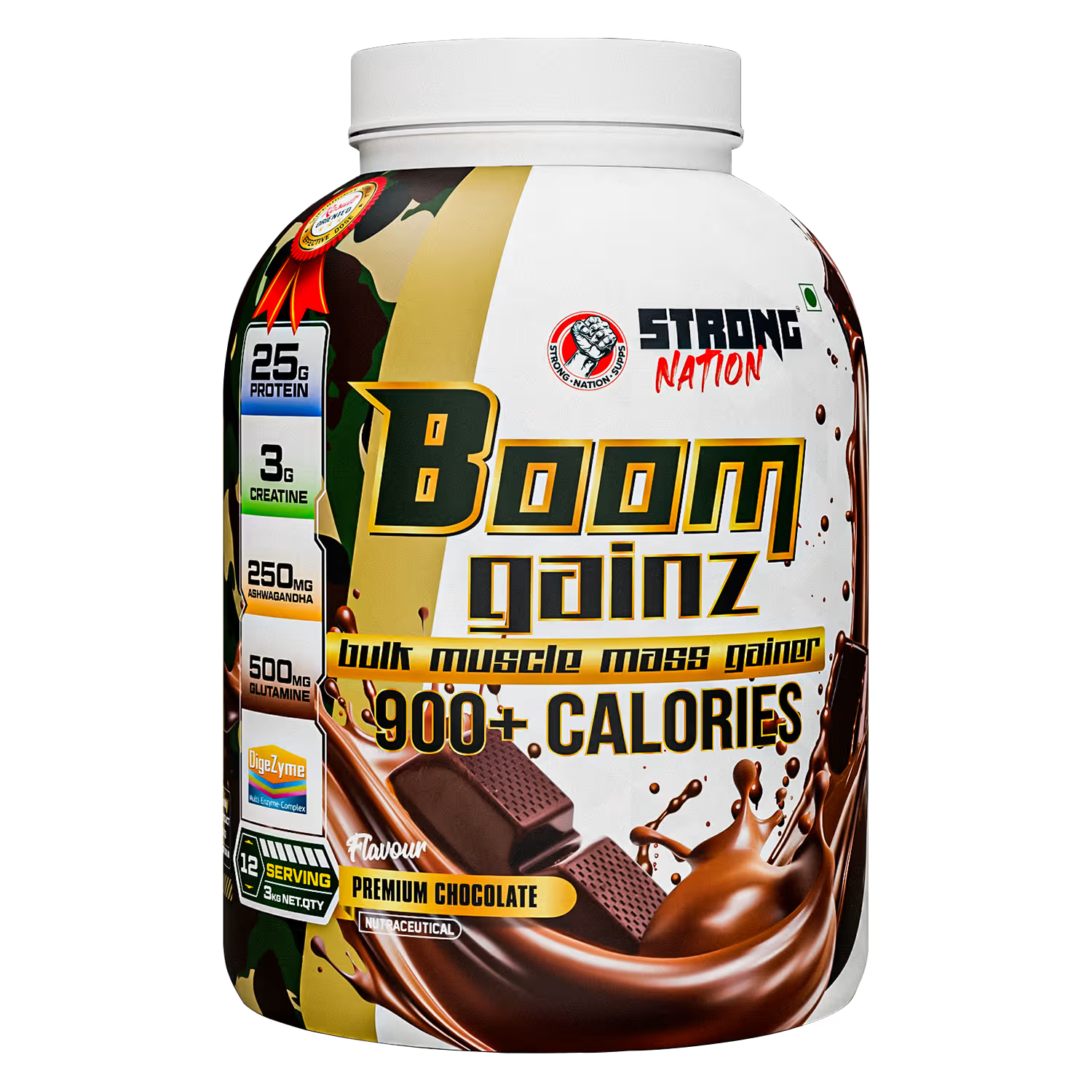 BOOM GAINZ fitness supplement | best gym supplement India | Strong Nation.