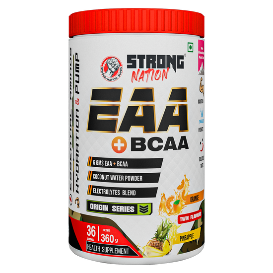 EAA + BCAA fitness supplement | best gym supplement India | Strong Nation.