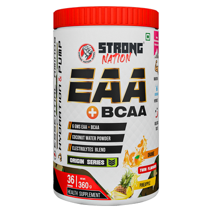 EAA + BCAA fitness supplement | best gym supplement India | Strong Nation.