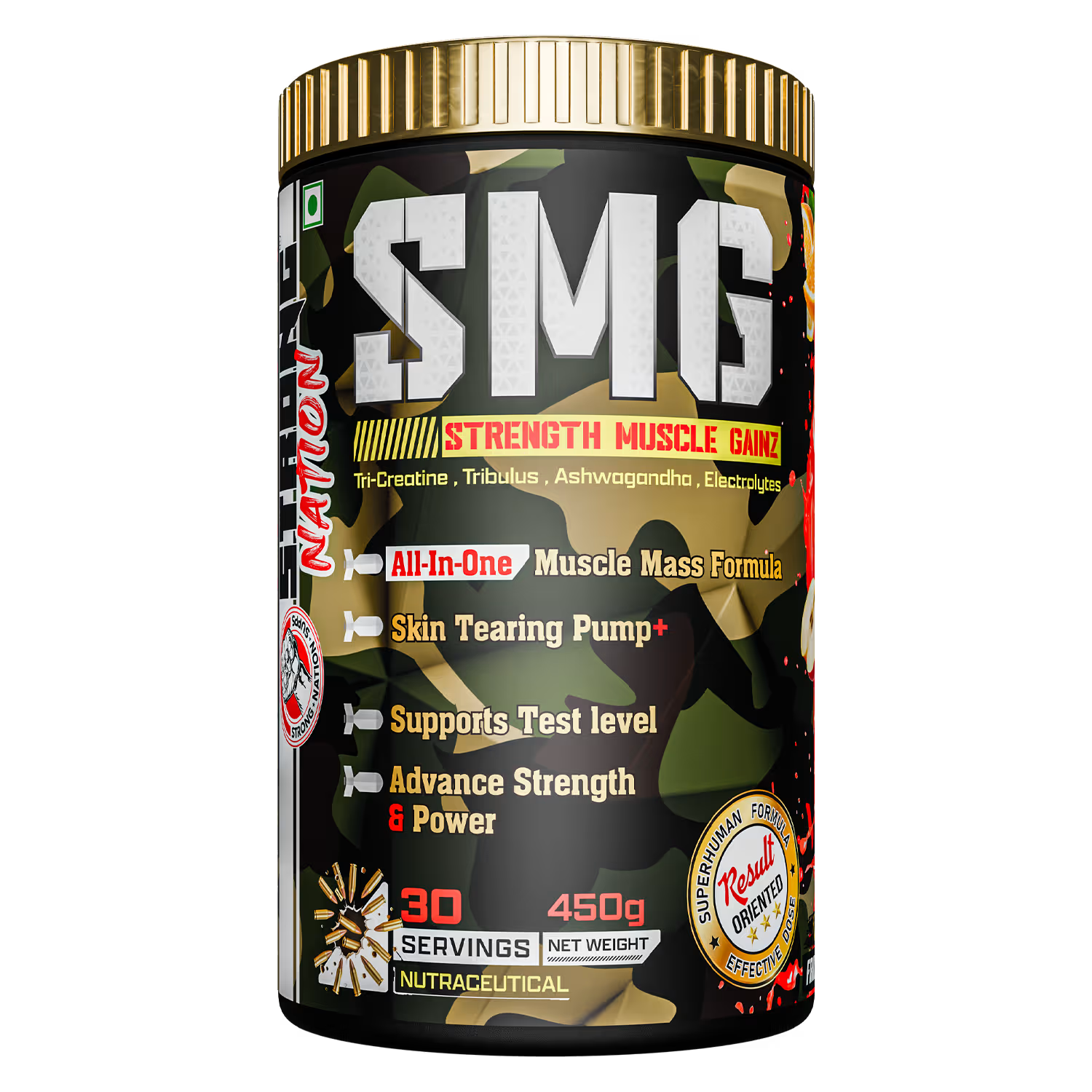 SMG - STRENGTH MUSCLE GAINZ fitness supplement | best gym supplement India | Strong Nation.