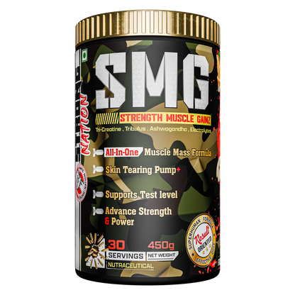 SMG - STRENGTH MUSCLE GAINZ fitness supplement | best gym supplement India | Strong Nation.